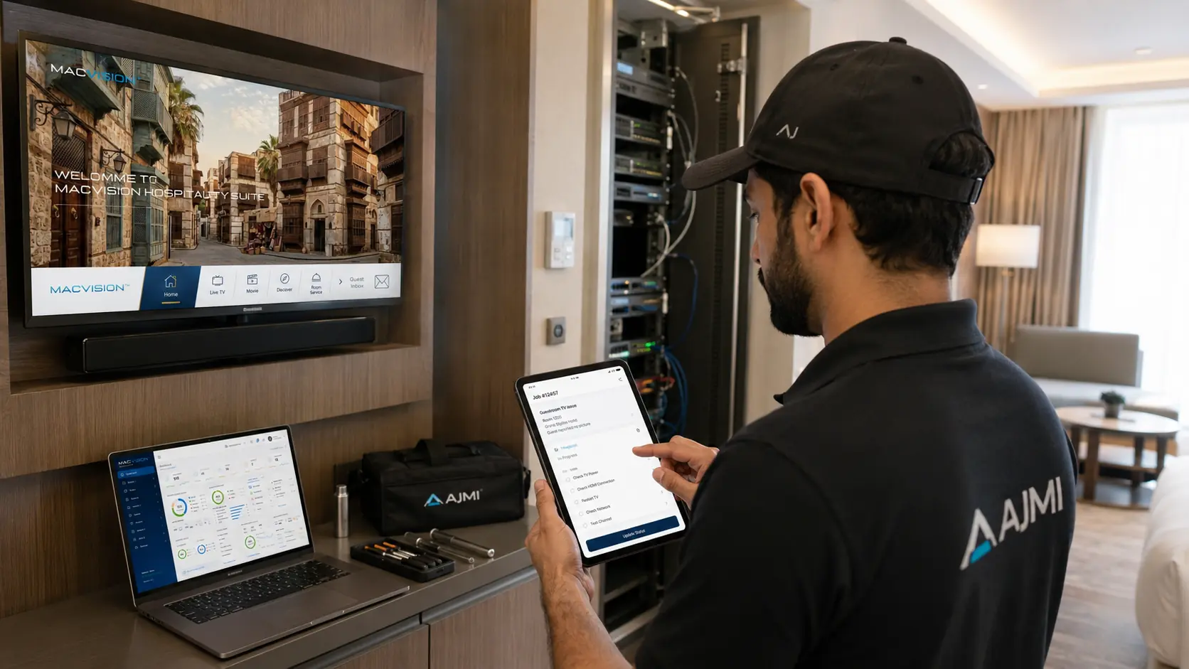 Remote checking where possible