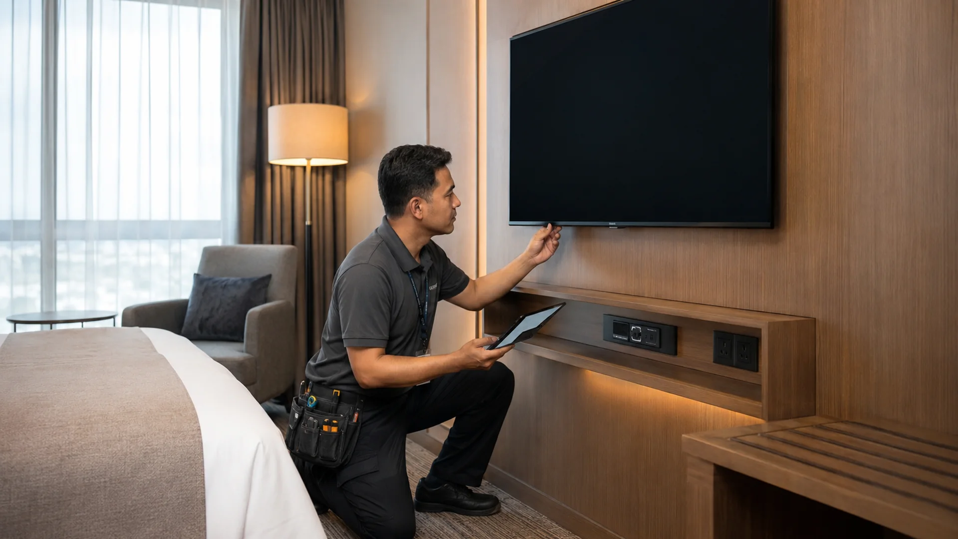 صورة عجمي المعتمدة لموضوع جهاز Android STB أم تطبيق Smart TV لنظام IPTV الفندقي