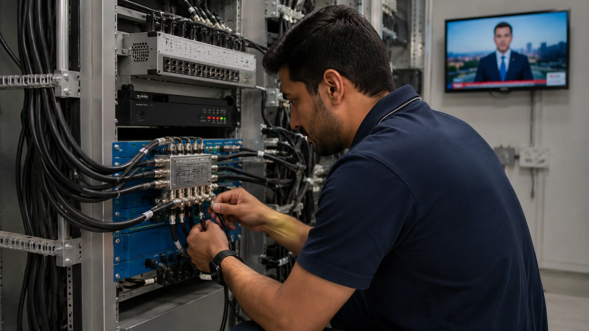Compound IPTV and Central TV Distribution system architecture and endpoints