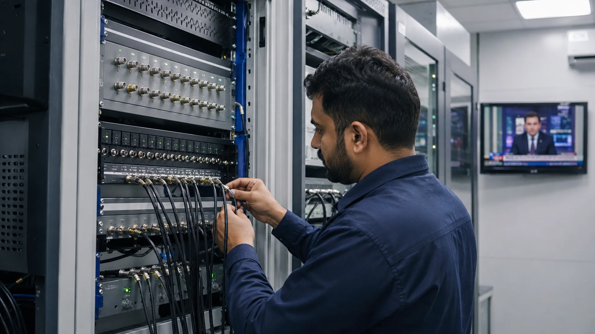 Distribution cabling layout
