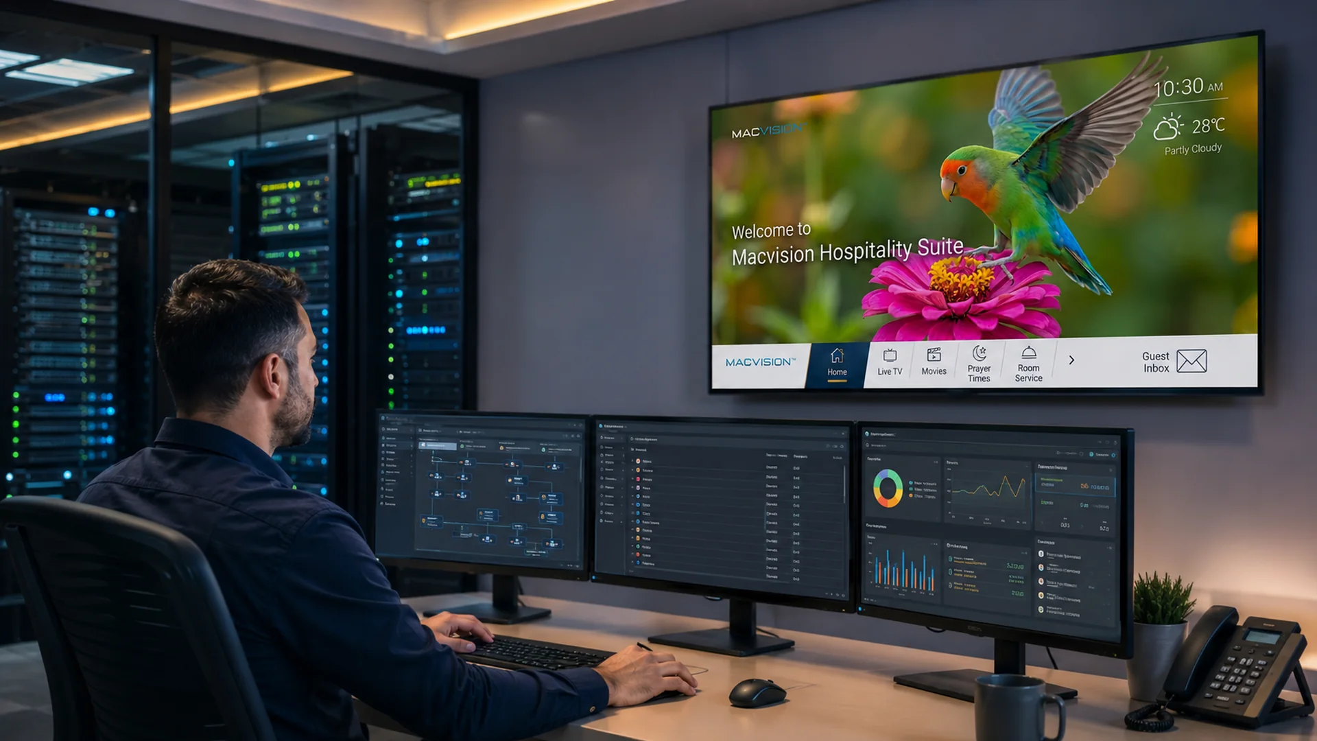 تكامل منصة IPTV Middleware