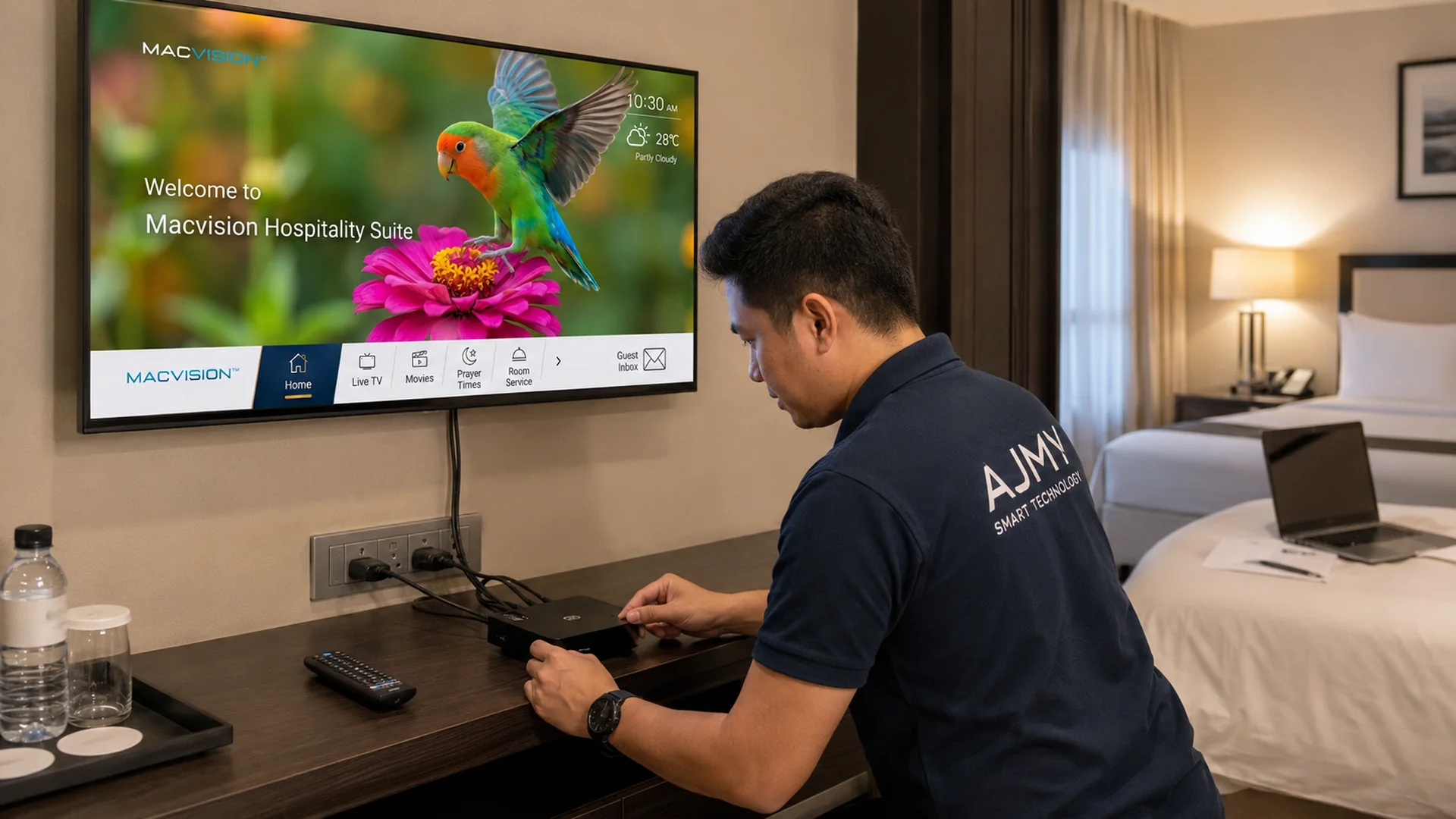 صورة عجمي المعتمدة لموضوع قائمة معاينة موقع IPTV للفنادق والمجمعات